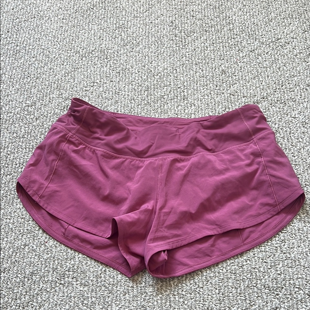 Lululemon Athletica Purple Athletic Shorts for Maximum Mobility